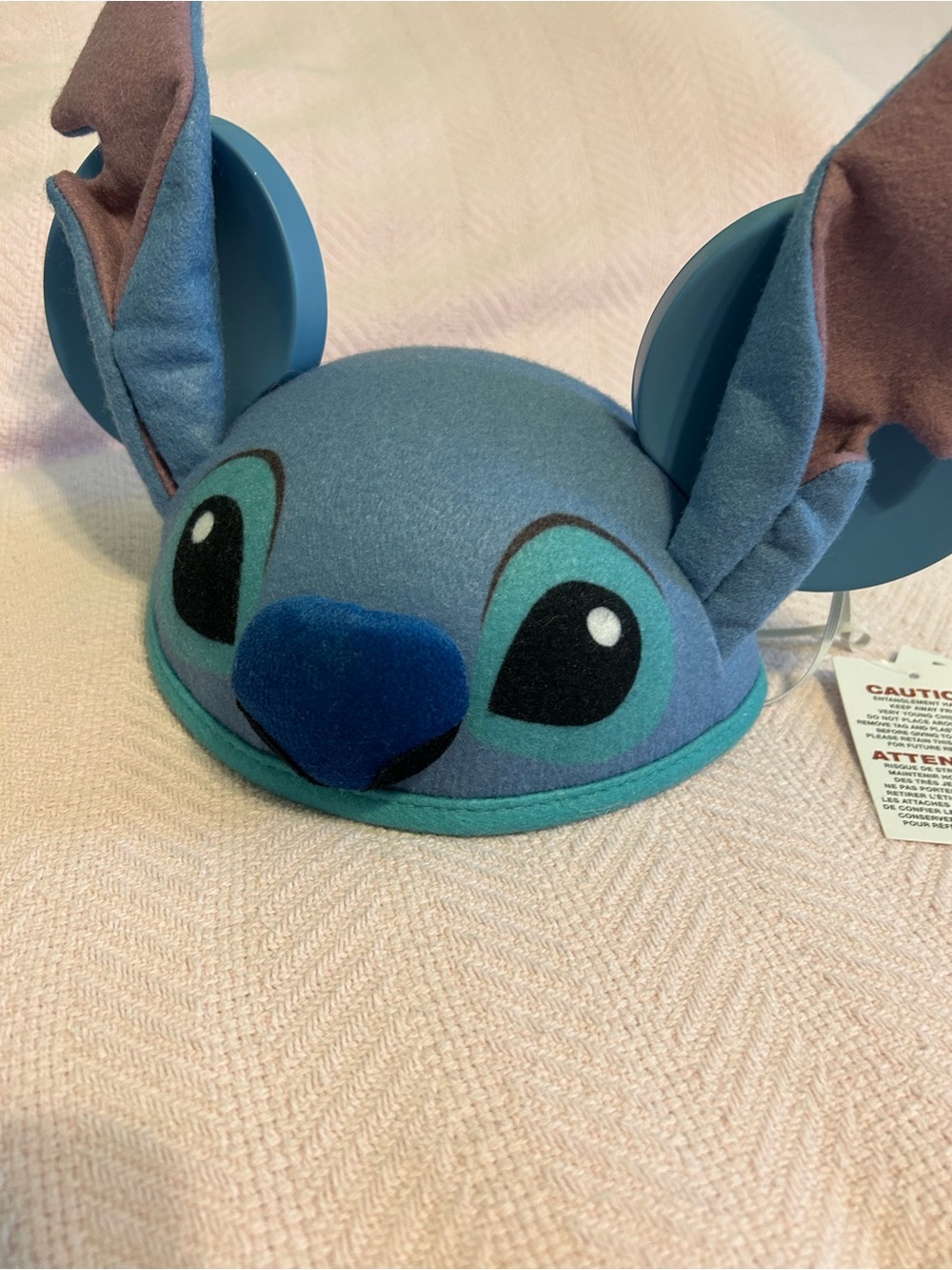 Stitch WDW Disney Parks Character Ear Hat with elastic strap NWT